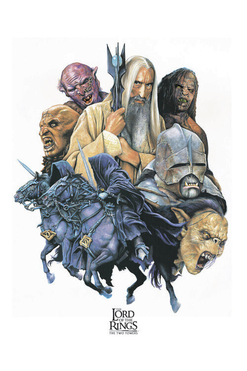 Europosters Plakát, Obraz - Pán prstenů - Temná strana, 26.7 × 40 cm