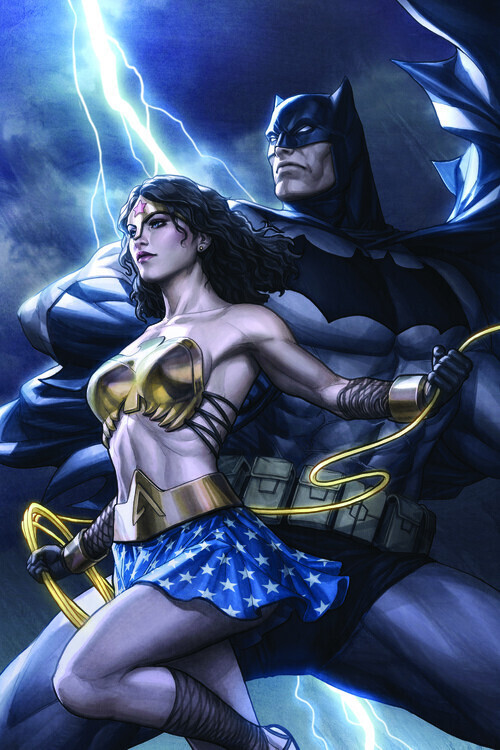 Europosters Plakát, Obraz - Wonder Woman and Dark Knight, 26.7 × 40 cm