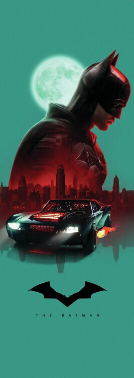 Europosters Plakát, Obraz - The Batman - Live by night, 21.3 × 60 cm