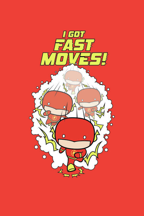 Europosters Plakát, Obraz - Flash - I got fast moves!, 26.7 × 40 cm