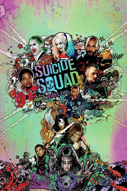 Europosters Plakát, Obraz - Suicide Squad - Worst heroes ever, 26.7 × 40 cm