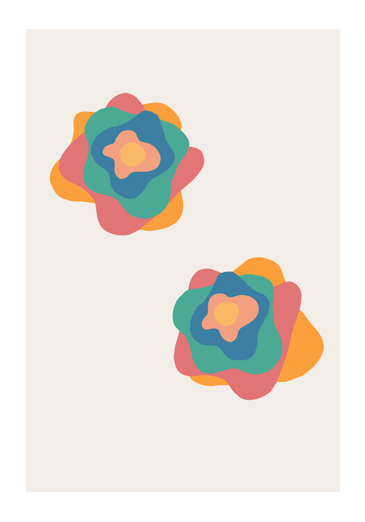 Studio Collection Plakát, Obraz - Flowers, Studio Collection, 26.7 × 40 cm
