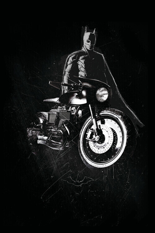 Europosters Plakát, Obraz - Batman - Batcycle, 26.7 × 40 cm