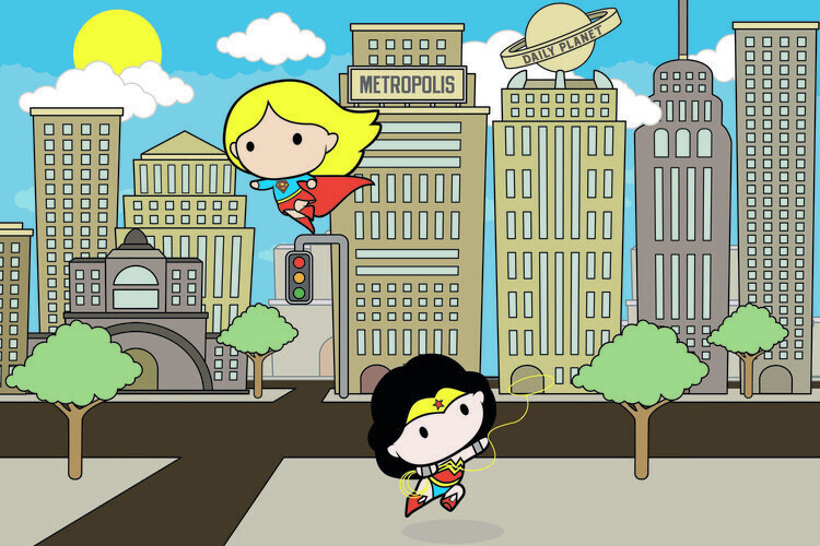 Europosters Plakát, Obraz - Supergirls - Metropolis, 40 × 26.7 cm