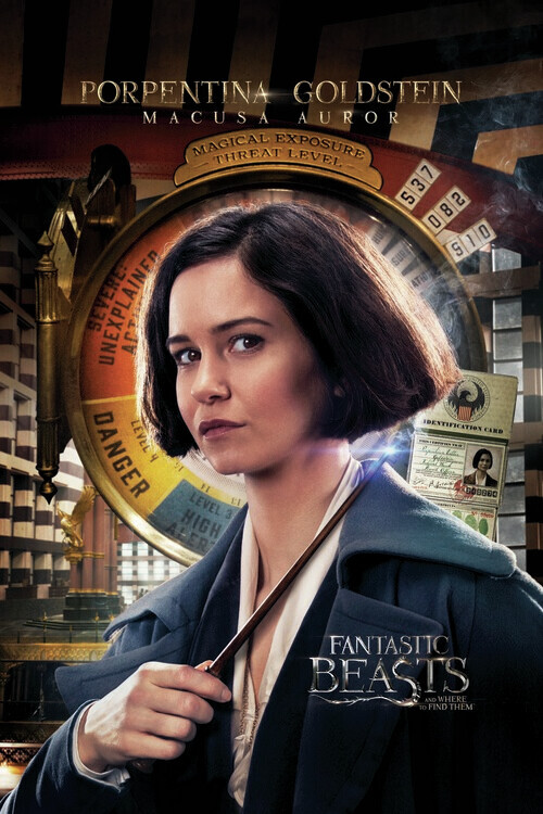 Europosters Plakát, Obraz - Fantastická zvířata - Tina Goldstein, 26.7 × 40 cm