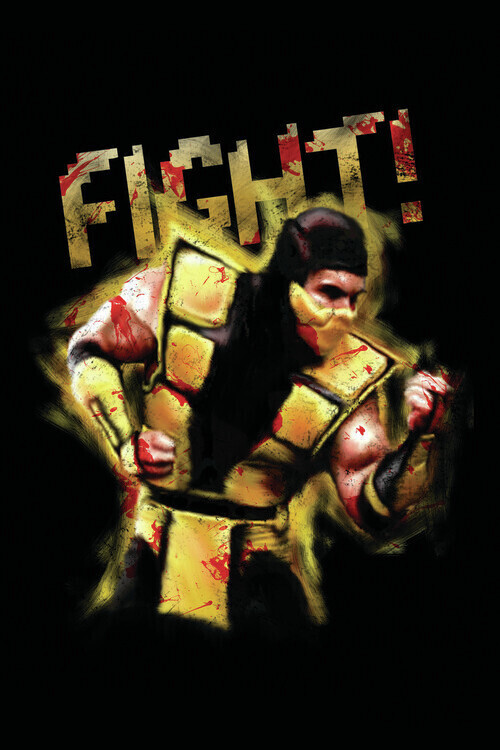 Europosters Plakát, Obraz - Mortal Kombat - Fight, 26.7 × 40 cm
