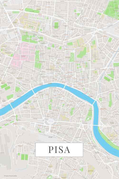 Europosters Plakát, Obraz - Pisa color, 26.7 × 40 cm
