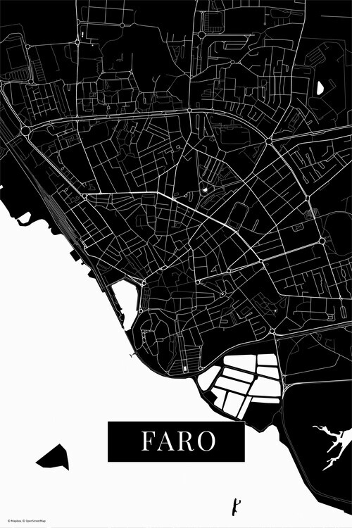 Europosters Plakát, Obraz - Faro black, 26.7 × 40 cm