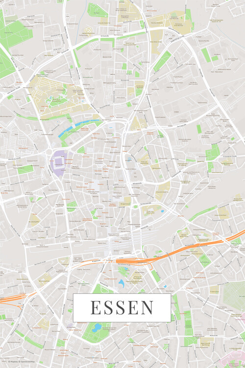 Europosters Plakát, Obraz - Essen color, 26.7 × 40 cm