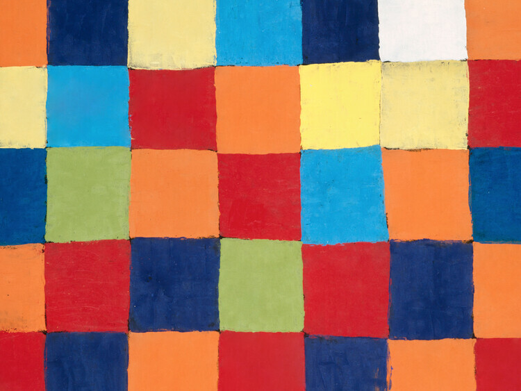 Paul Klee Plakát, Obraz - Colour Chart, Paul Klee, 40 × 30 cm
