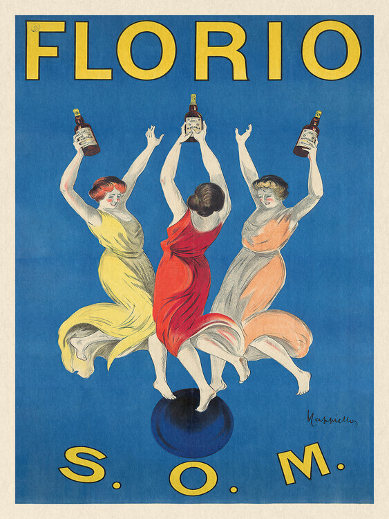 Leonetto Cappiello Plakát, Obraz - Florio, Leonetto Cappiello, 30 × 40 cm
