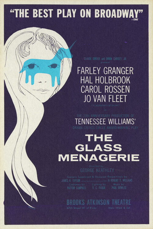Europosters Plakát, Obraz - The Glass Menagerie, 1965, 26.7 × 40 cm