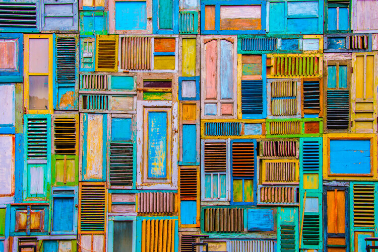 Renata Lacina Plakát, Obraz - shutters, Renata Lacina, 40 × 26.7 cm