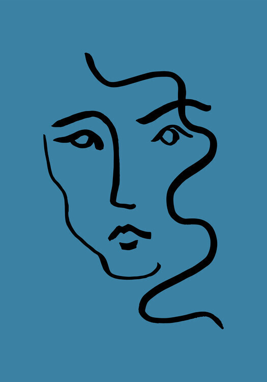Studio Collection Plakát, Obraz - Portrait 02, Studio Collection, 26.7 × 40 cm