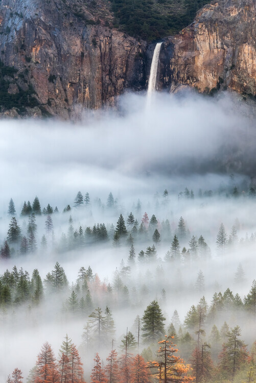 Brandon Yoshizawa Plakát, Obraz - Mist Falls, Brandon Yoshizawa, 26.7 × 40 cm