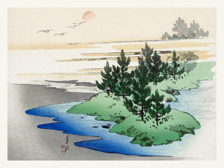 Ogata Gekko Plakát, Obraz - Early Morning, Ogata Gekko, 40 × 30 cm