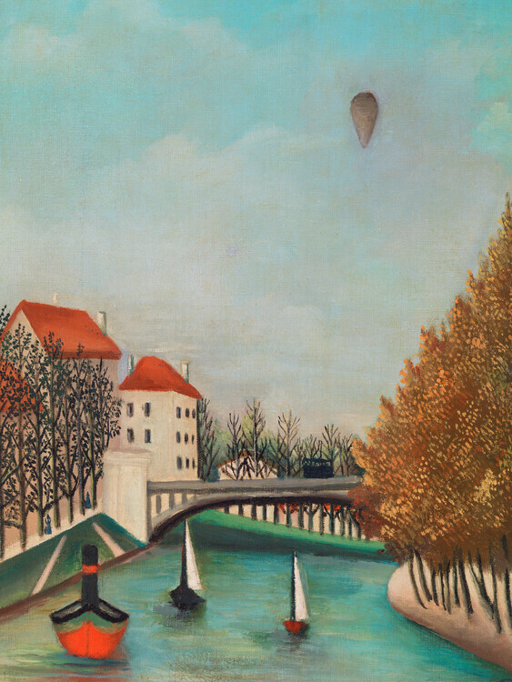 Henri Rousseau Plakát, Obraz - View of the Pont de Sevres, Henri Rousseau, 30 × 40 cm