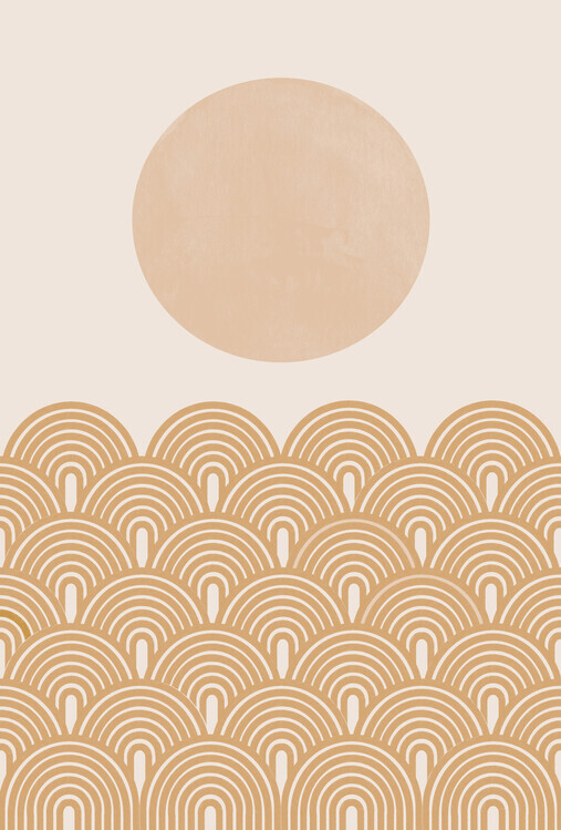 THE MIUUS STUDIO Plakát, Obraz - Retro Summer, THE MIUUS STUDIO, 26.7 × 40 cm