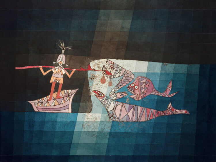 Paul Klee Plakát, Obraz - The Seafarers, Paul Klee, 40 × 30 cm