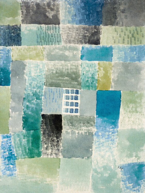 Paul Klee Plakát, Obraz - First House, Paul Klee, 30 × 40 cm
