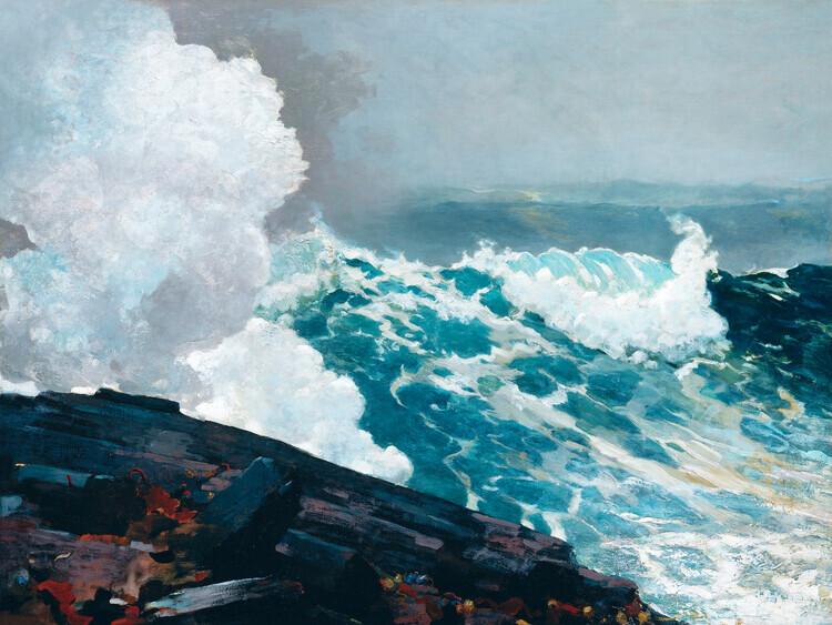 Winslow Homer Plakát, Obraz - Northeaster, Winslow Homer, 40 × 30 cm