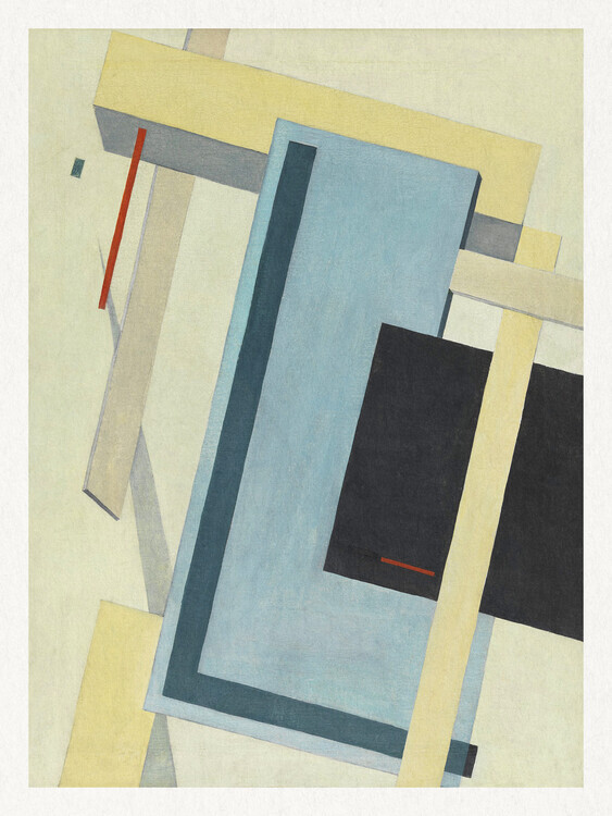 El Lissitzky Plakát, Obraz - Abstract Composition No.1, El Lissitzky, 30 × 40 cm