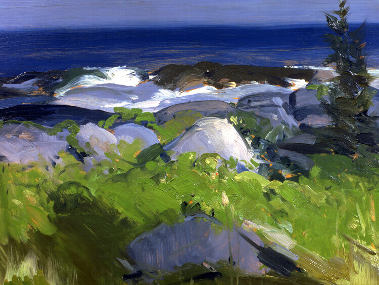 George Wesley Bellows Plakát, Obraz - Vine Clad Shore, George Wesley Bellows, 40 × 30 cm