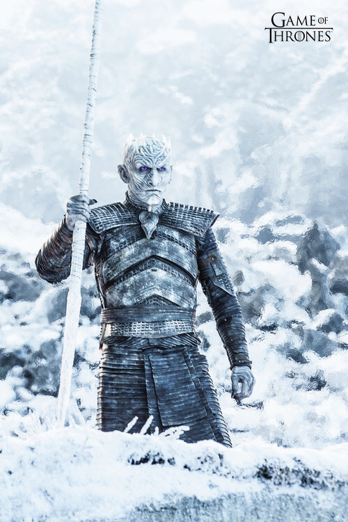 Europosters Plakát, Obraz - Game of Thrones - Night King, 26.7 × 40 cm