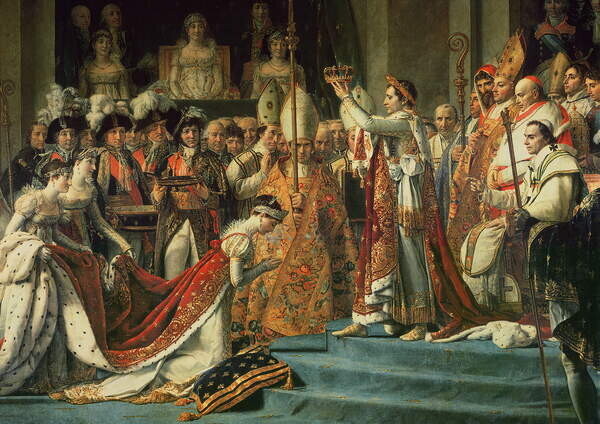 David, Jacques Louis Plakát, Obraz - The Consecration of the Emperor Napoleon, David, Jacques Louis, 40 × 30 cm