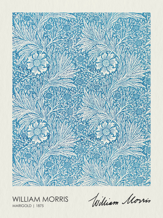 William Morris Plakát, Obraz - Marigold (1874), William Morris, 30 × 40 cm