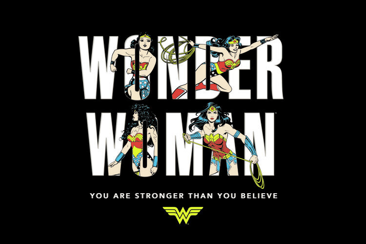 Europosters Plakát, Obraz - Wonder Woman - You are strong, 40 × 26.7 cm