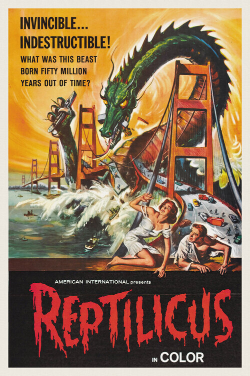 Europosters Plakát, Obraz - Reptilicus, 26.7 × 40 cm