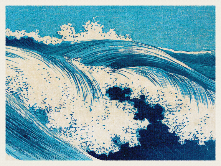 Europosters Plakát, Obraz - Great Ocean Wave No.6 - Uehara Konen, 40 × 30 cm