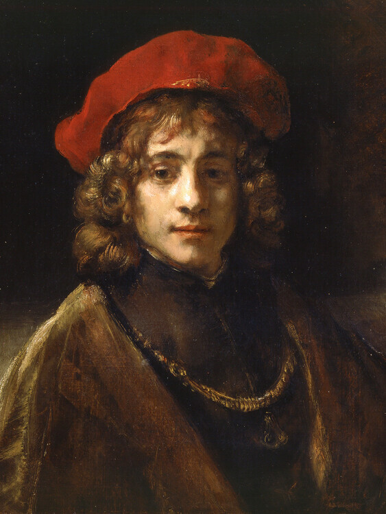 Rembrandt Harmensz van Rijn Plakát, Obraz - Titus, The Artist's Son, Rembrandt Harmensz van Rijn, 30 × 40 cm