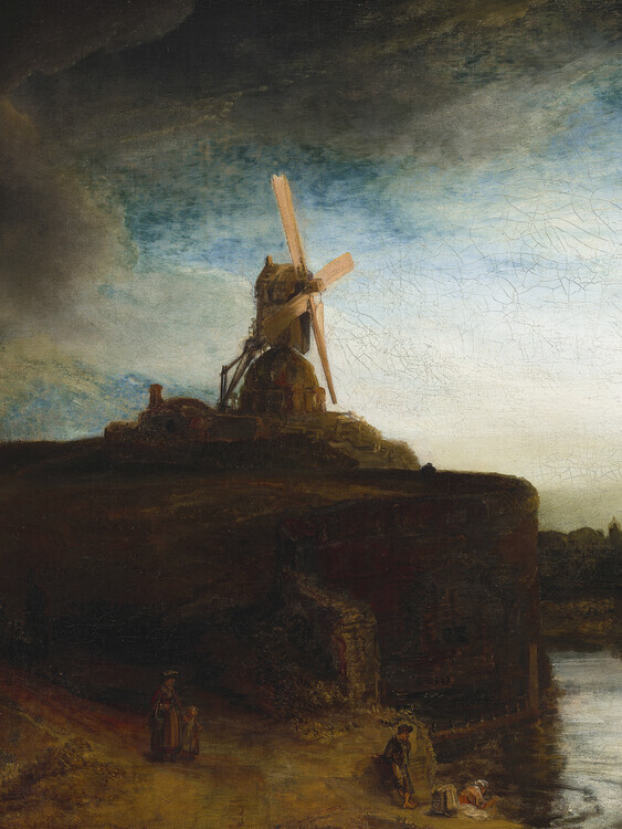 Rembrandt Harmensz van Rijn Plakát, Obraz - The Mill, Rembrandt Harmensz van Rijn, 30 × 40 cm