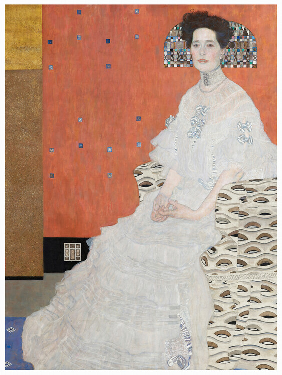 Gustav Klimt Plakát, Obraz - Portrait of Fritza Riedler (1906), Gustav Klimt, 30 × 40 cm