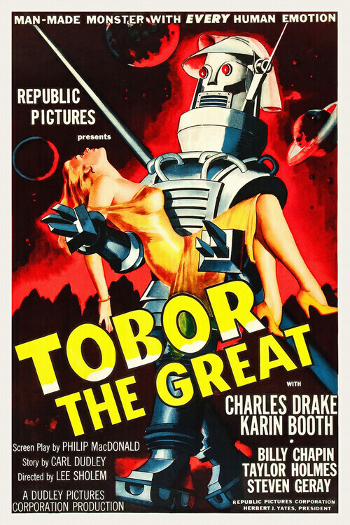 Europosters Plakát, Obraz - Tobor the Great / Robot, 26.7 × 40 cm