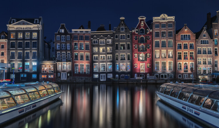 Fran Osuna Plakát, Obraz - Amsterdam colors, Fran Osuna, 40 × 22.2 cm