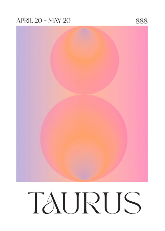Valeria Castillo Plakát, Obraz - Taurus, Valeria Castillo, 30 × 40 cm