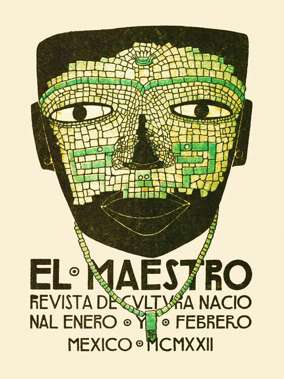 Europosters Plakát, Obraz - El Maestro Magazine Cover No.2 (Mexican Art & Culture), 30 × 40 cm