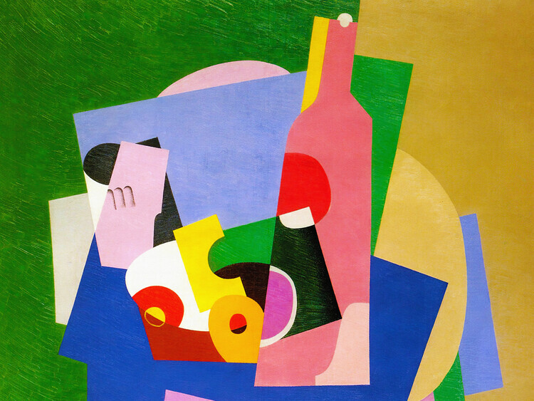 Georges Valmier Plakát, Obraz - Pink Wine, Georges Valmier, 40 × 30 cm