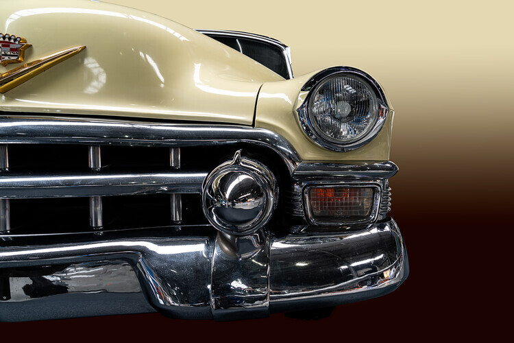 Roland Weber Plakát, Obraz - The Beige Cadillac, Roland Weber, 40 × 26.7 cm