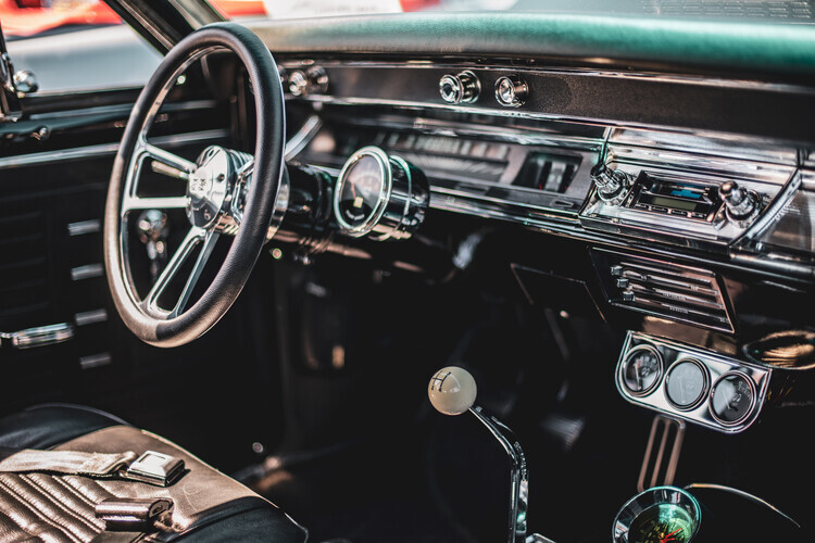Tim Mossholder Plakát, Obraz - Car Interior, Tim Mossholder, 40 × 26.7 cm