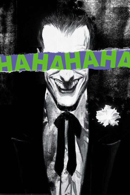 Europosters Plakát, Obraz - Joker - Hahaha, 26.7 × 40 cm