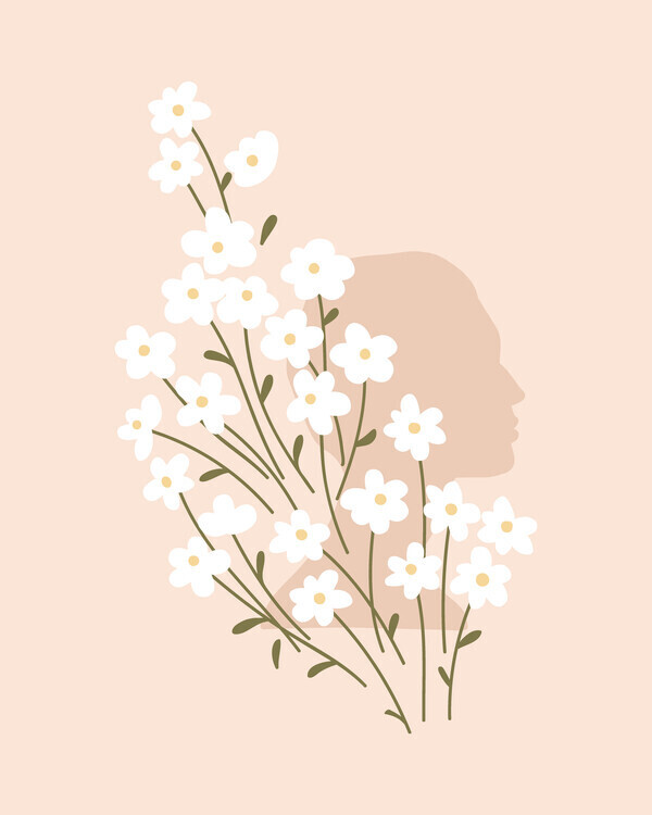 Beth Cai Plakát, Obraz - Head Bloom, Beth Cai, 30 × 40 cm