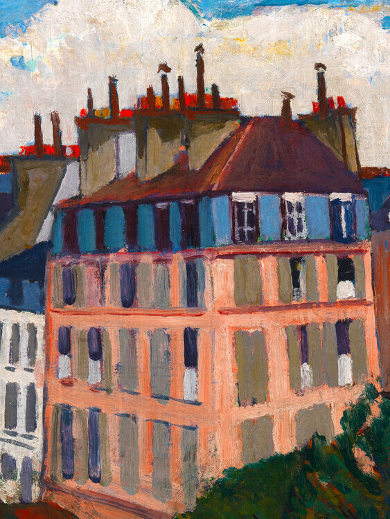 Henry Lyman Saÿen Plakát, Obraz - Rooftops in Paris, Henry Lyman Saÿen, 30 × 40 cm