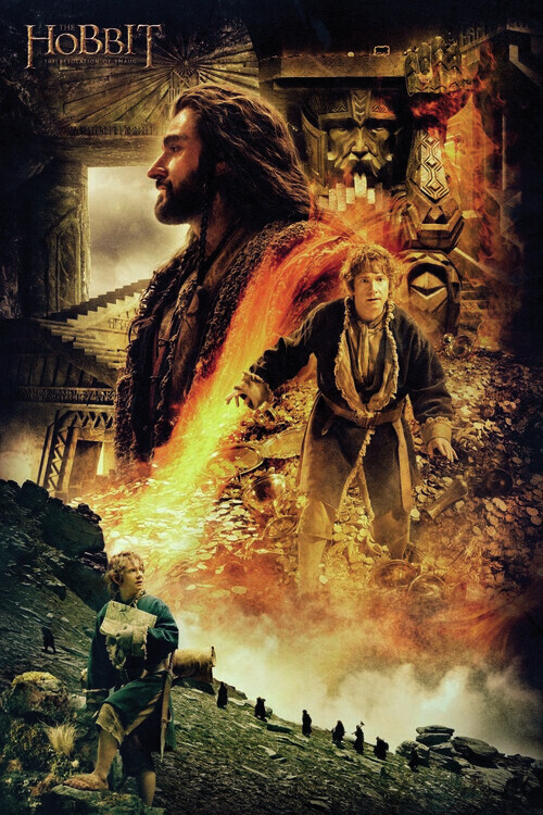 Europosters Plakát, Obraz - Hobbit - The Desolation of Smaug, 26.7 × 40 cm