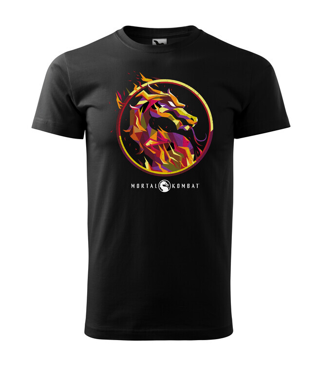Europosters Tričko Mortal Kombat - Fire Logo, 3XL