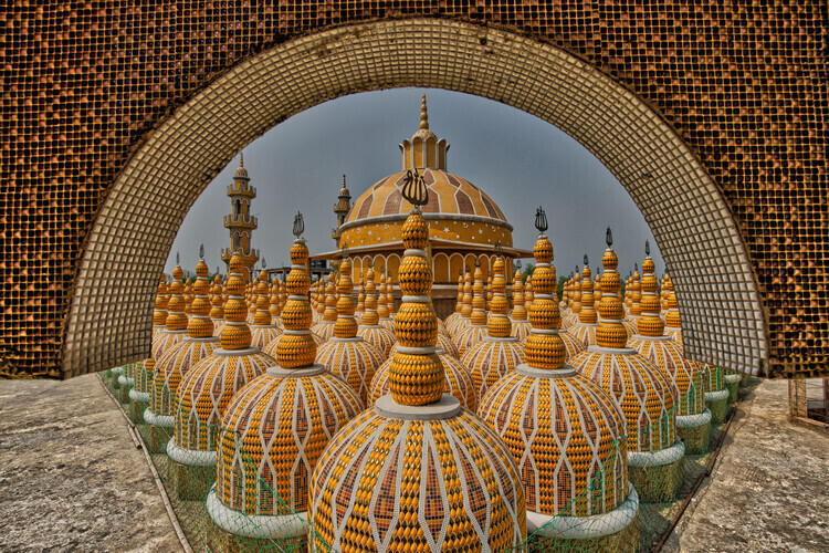 Azim Khan Ronnie Plakát, Obraz - 201 Dome Mosque, Azim Khan Ronnie, 40 × 26.7 cm
