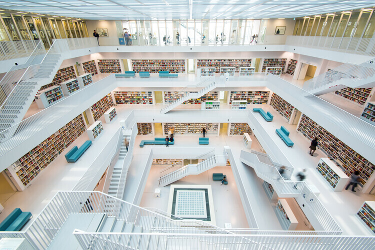 Bjoern Alicke Plakát, Obraz - library Stuttgart, Bjoern Alicke, 40 × 26.7 cm